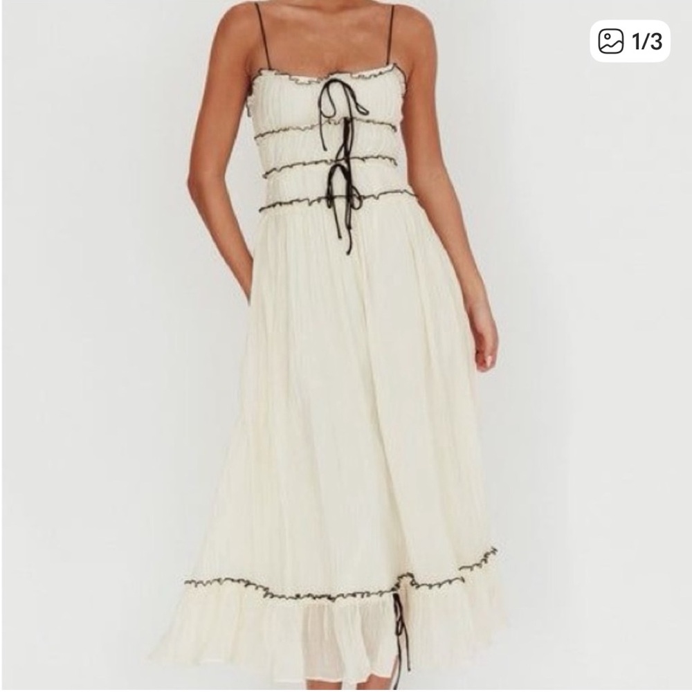 Worth collective Sylvia peasant maxi dress